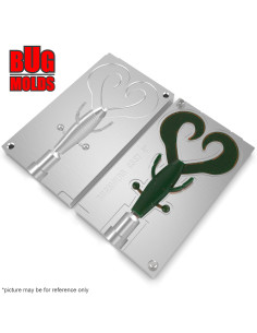 Fishing soft bait mold Cowboy 4 inch model ID C387 from Bugmolds 2