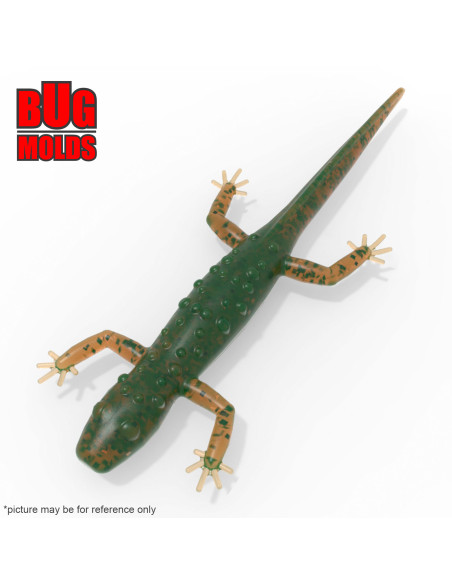 Fishing soft bait mold Triton 2,4 inch model ID C407 from Bugmolds