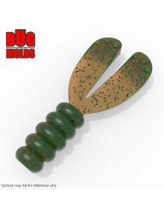 Fishing soft bait mold SnapJack 2 inch model ID C444 from Bugmolds