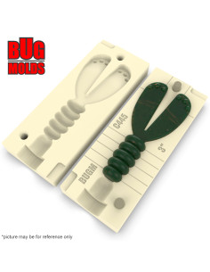Fishing soft bait mold SnapJack 3 inch model ID C445 from Bugmolds 2
