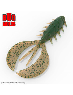 Fishing soft bait mold SLRemixChiby 2,8 inch model ID C453 from Bugmolds