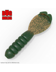 Fishing soft bait mold Lilrabbit 3 inch model ID C502 from Bugmolds