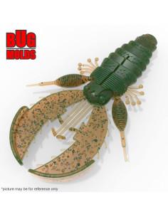 Fishing soft bait mold Creecraw 2,6 inch model ID C520 from Bugmolds