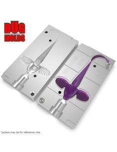 Fishing soft bait mold Goby 3,5 inch model ID T109 from Bugmolds 2