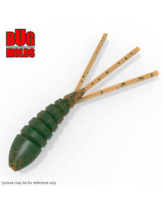 Fishing soft bait mold Gammarus 1,3 inch model ID B113 from Bugmolds