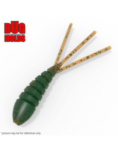 Fishing soft bait mold Gammarus 2 inch model ID B114 from Bugmolds