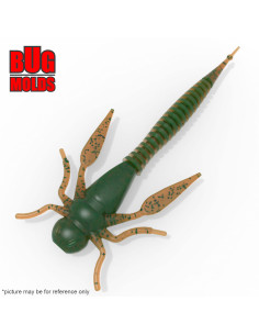 Fishing soft bait mold KazaraLong 2 inch model ID B118 from Bugmolds