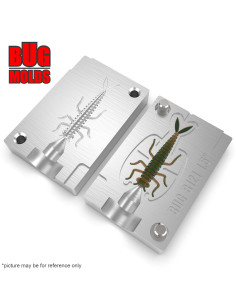 Fishing soft bait mold RiberKazara 1,5 inch model ID B121 from Bugmolds 2