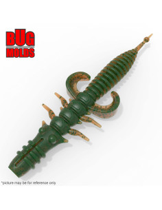 Fishing soft bait mold KillerLarva 4 inch model ID B144 from Bugmolds