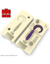 Fishing soft bait mold RockyGrub 1,5 inch model ID T102 from Bugmolds