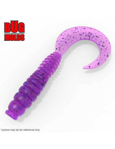 Fishing soft bait mold Pillo 2,2 inch model ID T104 from Bugmolds