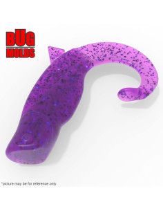 Fishing soft bait mold Fenix 3 inch model ID T192 from Bugmolds