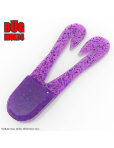 Fishing soft bait mold UltraVibeChunk 3 inch model ID T222 from Bugmolds