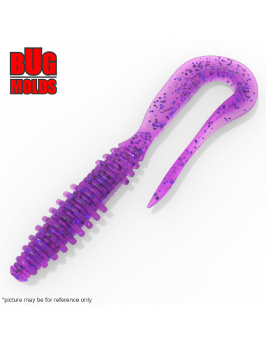 Fishing soft bait mold MadWag 5,3 inch model ID T224 from Bugmolds