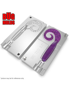 Fishing soft bait mold Mannipulator 3,2 inch model ID T227 from Bugmolds 2