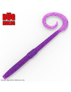 Fishing soft bait mold ShakeyTail 6 inch model ID T281 from Bugmolds