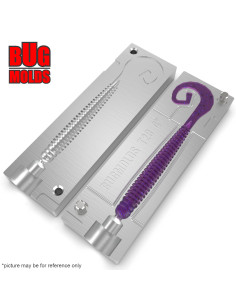 Fishing soft bait mold Saturn 3 inch model ID T299 from Bugmolds 2