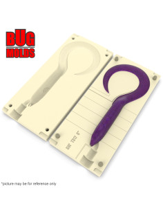 Fishing soft bait mold RealEelLB 6 inch model ID T317 from Bugmolds 2