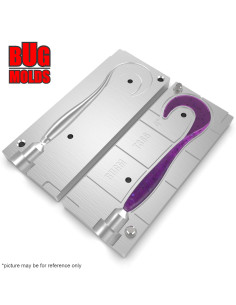 Fishing soft bait mold SlimTail 4 inch model ID T366 from Bugmolds 2