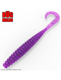 Fishing soft bait mold DeathadderCurly 5 inch model ID T367 from Bugmolds