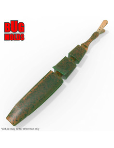 Fishing soft bait mold Novel 5,12 inch model ID W402 from Bugmolds