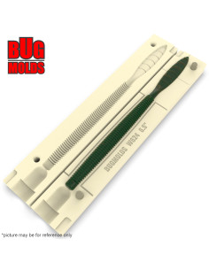Fishing soft bait mold Quiver 4,5 inch model ID W623 from Bugmolds 2