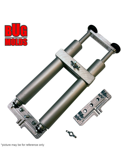 Aluminum Professional 2-color Hand Dual Injector 45+45ml