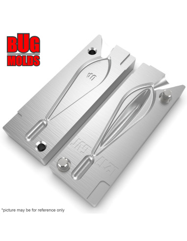 Aluminum CNC Mold Carp Sinker Trilob 40g 1-cav: 40g ID L217