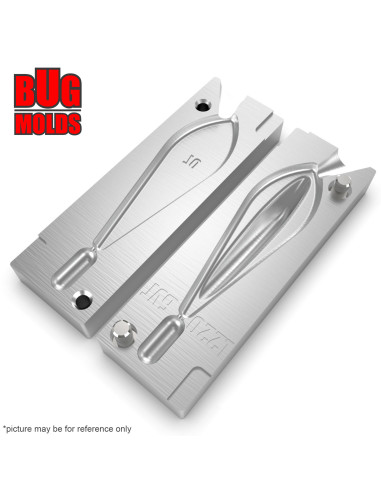 Aluminum CNC Mold Carp Sinker Trilob 70g 1-cav: 70g ID L220