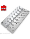 Aluminum CNC Mold Jig Rig Drop Lead Stick 3-10g 8-cav: 3-4-5-6-7-8-9-10g ID L338