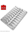 Aluminum CNC Mold Carp Sinker Horizon 60-80g 9-cav: 60-60-60-70-70-70-80-80-80g ID L350