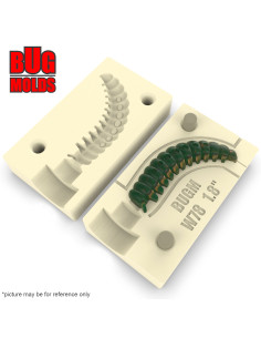 Fishing soft bait mold Camola 1,8 inch model ID W78 from Bugmolds 2