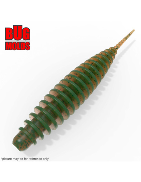 Fishing soft bait mold Tanta 2,8 inch model ID W101 from Bugmolds