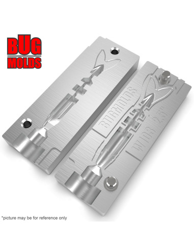 Fishing soft bait mold MagicShad 3,5 inch model ID W102 from Bugmolds