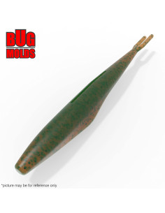 Fishing soft bait mold JerkMinnow 5 inch model ID W226 from Bugmolds