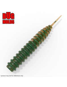 Fishing soft bait mold WormAirBait 1 inch model ID W274 from Bugmolds