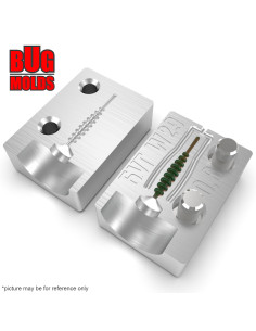 Fishing soft bait mold AmiRinger 1,2 inch model ID W556 from Bugmolds 2