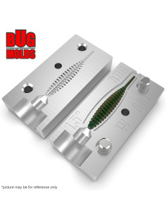 Fishing soft bait mold Tanta 1,8 inch model ID W851 from Bugmolds 2