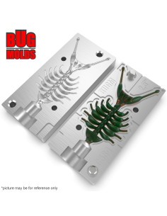 Fishing soft bait mold DancingBoneDoctor 2,5 inch model ID C534 from Bugmolds 2