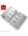 Aluminum CNC Mold Jig Head Round Shape 1,2-2,2g 3-cav: 1,2-1,7-2,2g ID L631