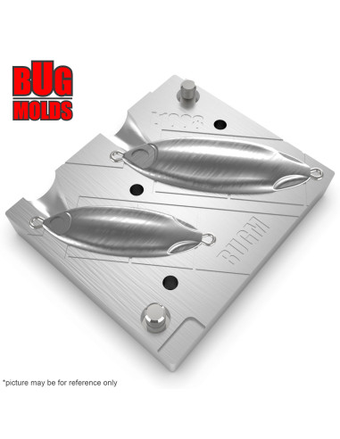 Aluminum CNC Mold Pilker Pilker 15-30g 2-cav: 15-30g ID L1008