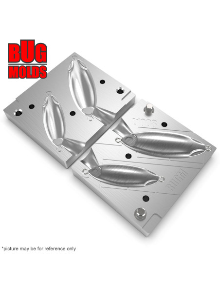 Aluminum CNC Mold Pilker Pilker 15-30g 2-cav: 15-30g ID L1008