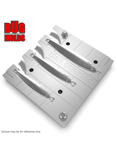 Aluminum CNC Mold Pilker Runway Turbo 7-20g 3-cav: 7-10-20g ID L1031