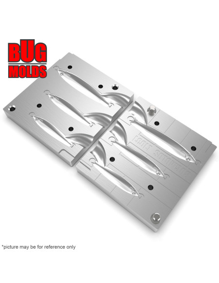 Aluminum CNC Mold Pilker Runway Turbo 7-20g 3-cav: 7-10-20g ID L1031