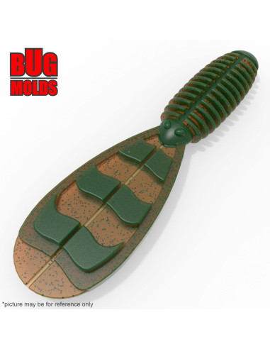 DIY Big game Fishing soft bait Aluminum Craw and Creature 1-cav mold FatManCreature 12 inch model ID C566_1ai_BG