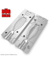 Fishing soft bait mold BullFlat 4 inch model ID C539 from Bugmolds