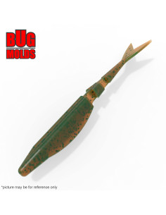 Fishing soft bait mold SuperFlukeTail 4 inch model ID W310 from Bugmolds