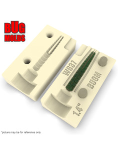 Fishing soft bait mold CrappieMagnet 1,5 inch model ID W866 from Bugmolds 2