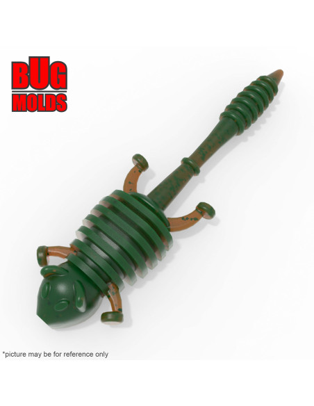 Fishing soft bait mold MikMouse 2,5 inch model ID W276 from Bugmolds