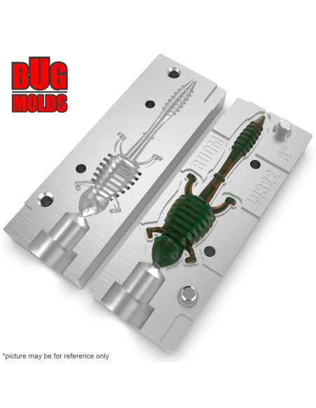 Fishing soft bait mold MikMouse 2,5 inch model ID W276 from Bugmolds